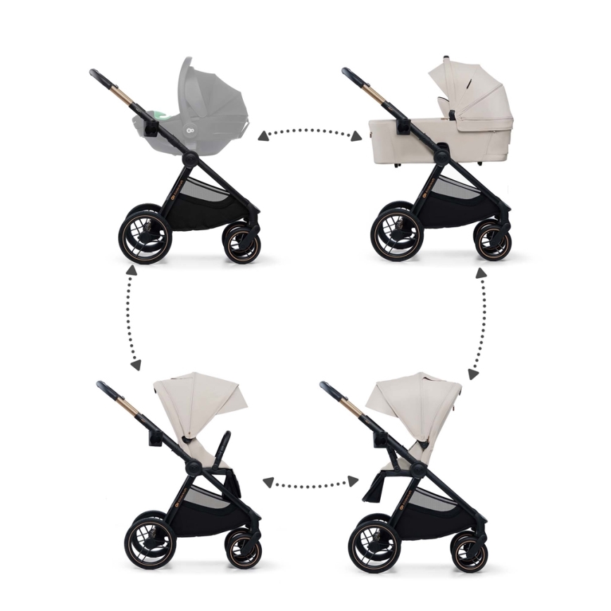 KINDERKRAFT - Passeggino combinato 2in1 NEA 2 beige