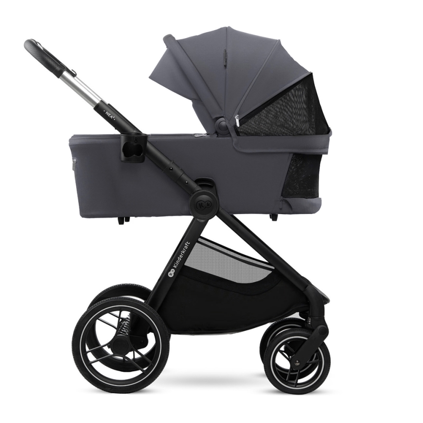 KINDERKRAFT - Passeggino combinato 2in1 NEA 2 grigio scuro