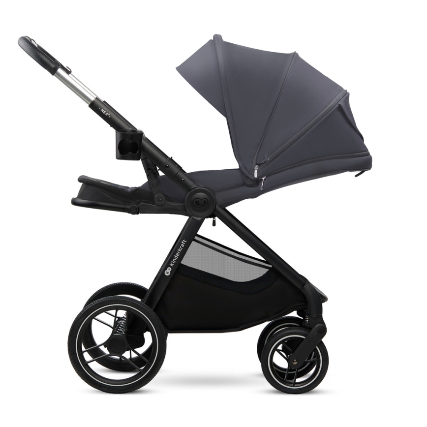 KINDERKRAFT - Passeggino combinato 2in1 NEA 2 grigio scuro