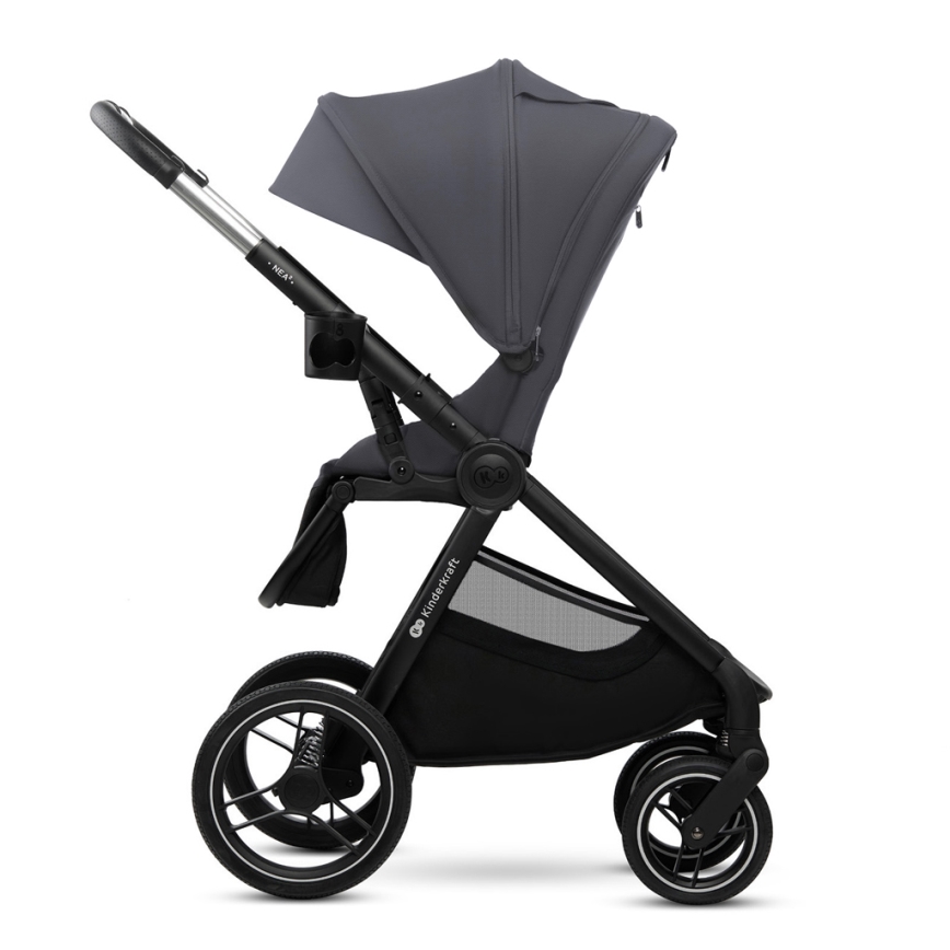 KINDERKRAFT - Passeggino combinato 2in1 NEA 2 grigio scuro