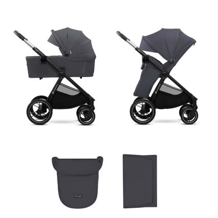 KINDERKRAFT - Passeggino combinato 2in1 NEA 2 grigio scuro
