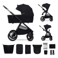 KINDERKRAFT - Passeggino combinato 2in1 NEA 2 Midnight nero