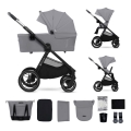 KINDERKRAFT - Passeggino combinato 2in1 NEA 2 Platinum grigio