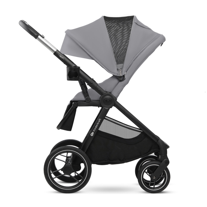 KINDERKRAFT - Passeggino combinato 2in1 NEA 2 Platinum grigio