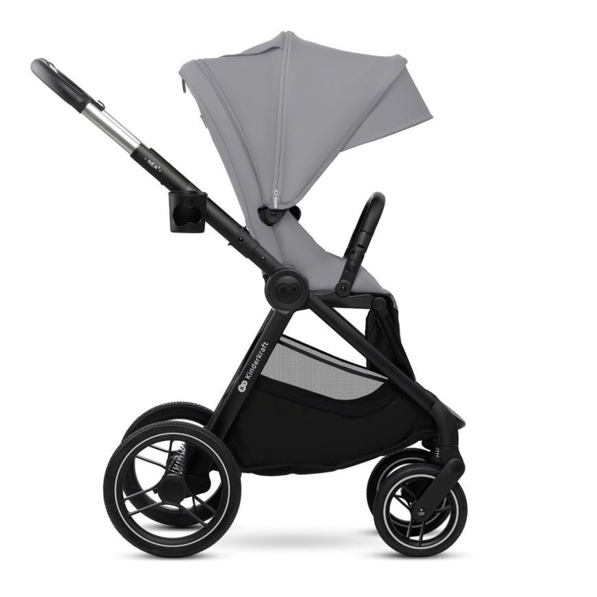KINDERKRAFT - Passeggino combinato 2in1 NEA 2 Platinum grigio