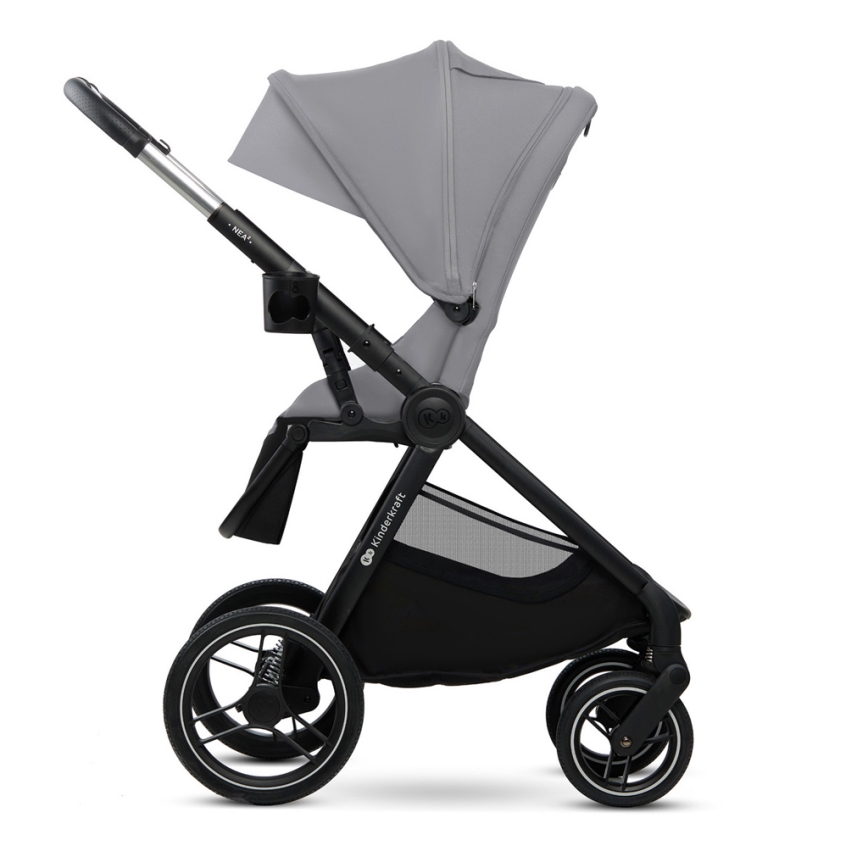 KINDERKRAFT - Passeggino combinato 2in1 NEA 2 Platinum grigio