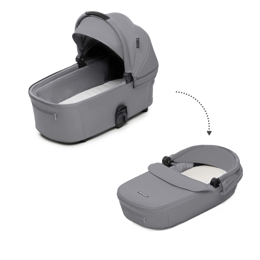 KINDERKRAFT - Passeggino combinato 2in1 NEA 2 Platinum grigio