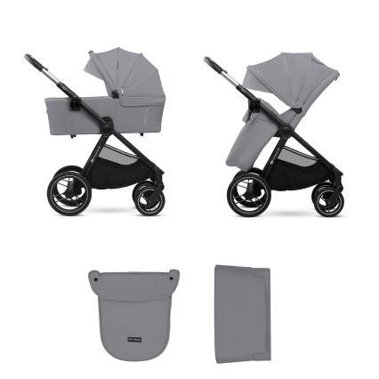 KINDERKRAFT - Passeggino combinato 2in1 NEA 2 Platinum grigio