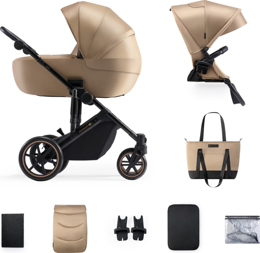 KINDERKRAFT - Passeggino combinato 2in1 PRIME 2 beige