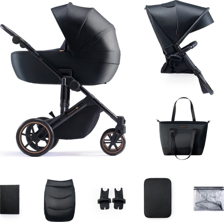 KINDERKRAFT - Passeggino combinato 2in1 PRIME 2 nero