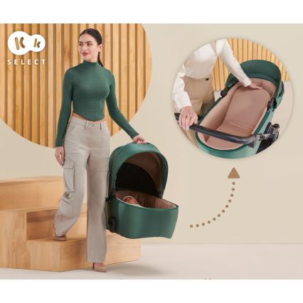 KINDERKRAFT - Passeggino combinato 2in1 PRIME 2 verde