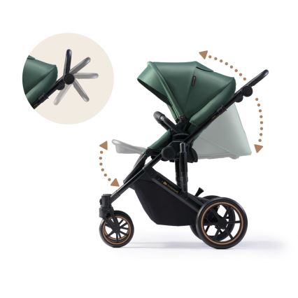 KINDERKRAFT - Passeggino combinato 2in1 PRIME 2 verde