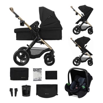 KINDERKRAFT - Passeggino combinato 3 in 1 MOOV 2 XL Air Black