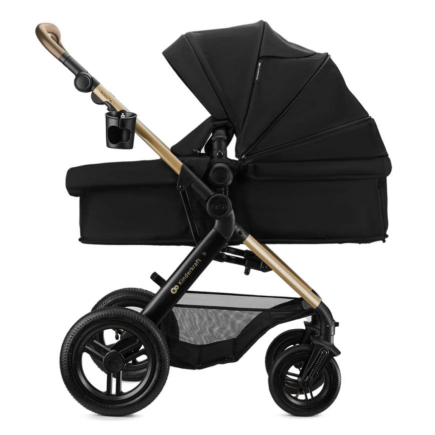 KINDERKRAFT - Passeggino combinato 3 in 1 MOOV 2 XL Air Black