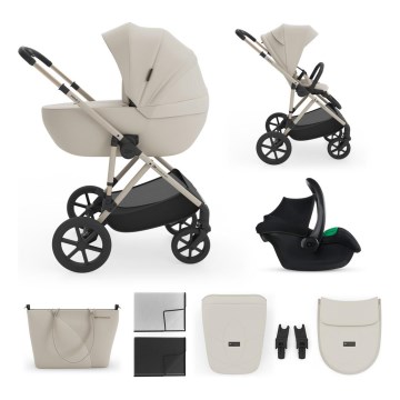 KINDERKRAFT - Passeggino combinato 3 in 1 PRIME 3 Sand Dune