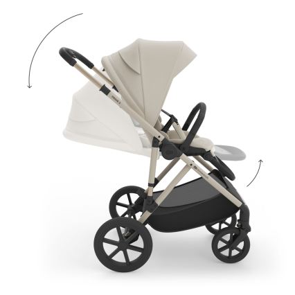 KINDERKRAFT - Passeggino combinato 3 in 1 PRIME 3 Sand Dune