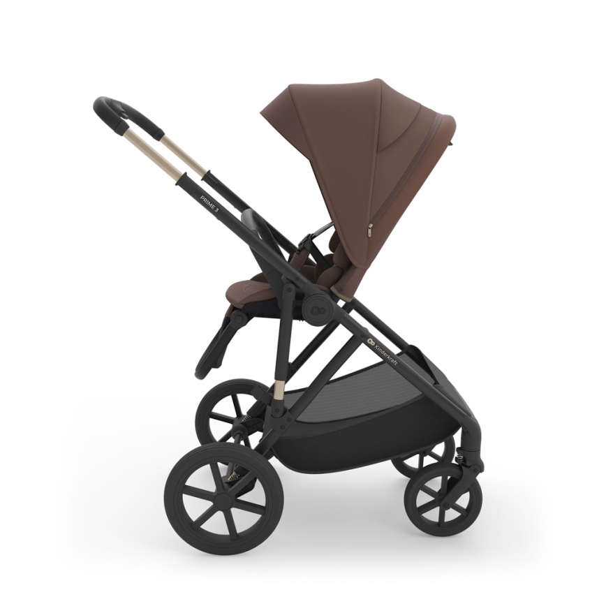 KINDERKRAFT - Passeggino combinato 3 in 1 PRIME 3 Velvet Mocca