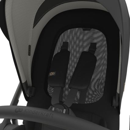 KINDERKRAFT - Passeggino combinato 3 in 1 PRIME 3 Venezian Nero