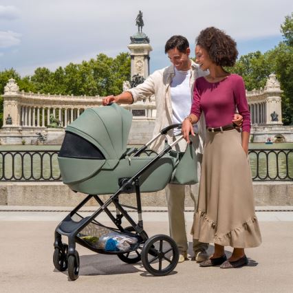 KINDERKRAFT - Passeggino combinato 3 in 1 PRIME 3 Verde scuro