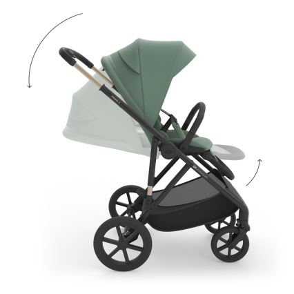KINDERKRAFT - Passeggino combinato 3 in 1 PRIME 3 Verde scuro