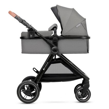 KINDERKRAFT - Passeggino combinato 3in1 ESME Moonlight grigio + seggiolino auto MINK PRO