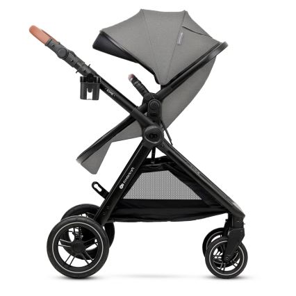 KINDERKRAFT - Passeggino combinato 3in1 ESME Moonlight grigio + seggiolino auto MINK PRO