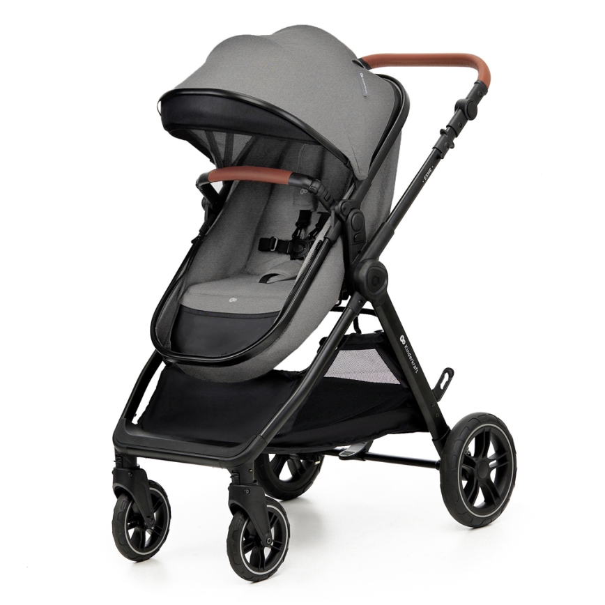 KINDERKRAFT - Passeggino combinato 3in1 ESME Moonlight grigio + seggiolino auto MINK PRO