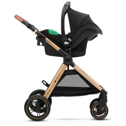 KINDERKRAFT - Passeggino combinato 3in1 ESME Pure nero + seggiolino auto MINK PRO
