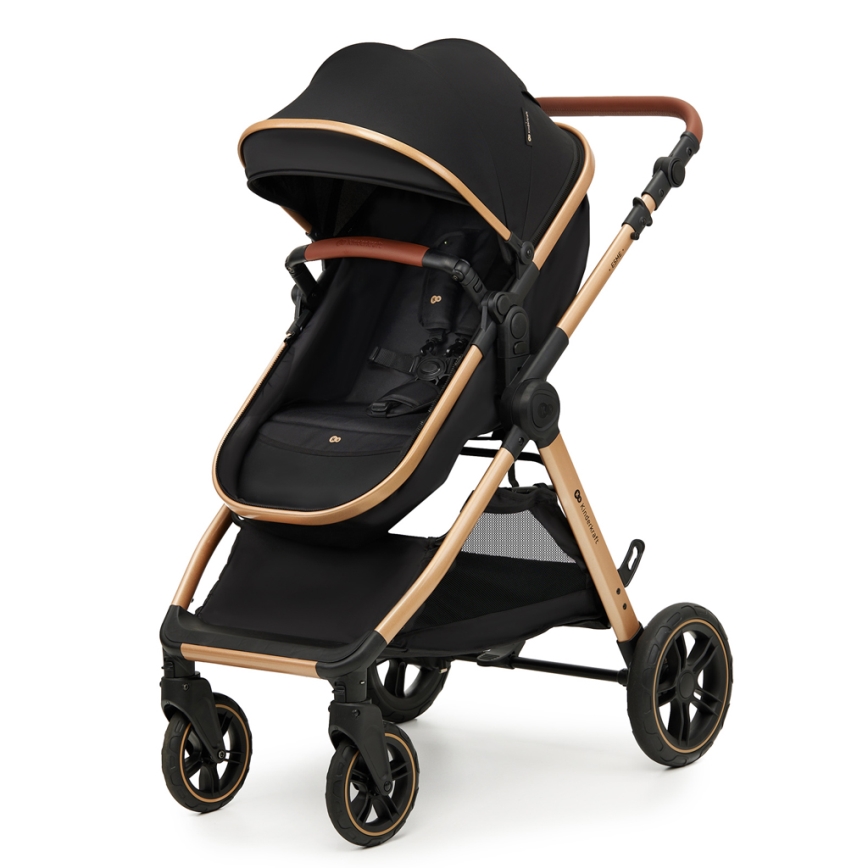 KINDERKRAFT - Passeggino combinato 3in1 ESME Pure nero + seggiolino auto MINK PRO