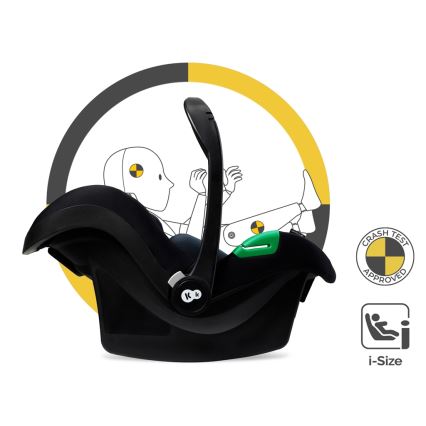 KINDERKRAFT - Passeggino combinato 3in1 ESME Pure nero + seggiolino auto MINK PRO