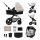 KINDERKRAFT - Passeggino combinato 3in1 MOOV 2 AIR Moonlight grigio + seggiolino auto MINK PRO