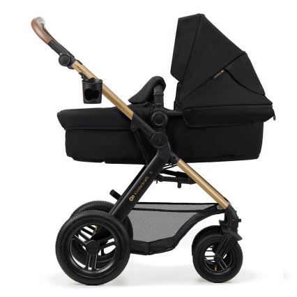 KINDERKRAFT - Passeggino combinato 3in1 MOOV 2 AIR Pure nero + seggiolino auto MINK PRO