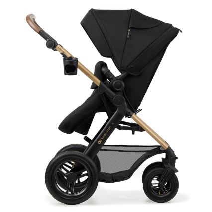 KINDERKRAFT - Passeggino combinato 3in1 MOOV 2 AIR Pure nero + seggiolino auto MINK PRO