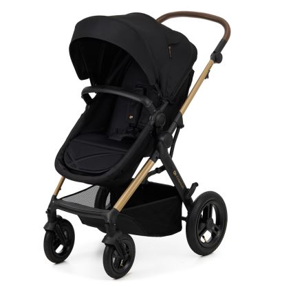 KINDERKRAFT - Passeggino combinato 3in1 MOOV 2 AIR Pure nero + seggiolino auto MINK PRO