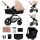 KINDERKRAFT - Passeggino combinato 3in1 MOOV 2 AIR Sand beige + seggiolino auto MINK PRO