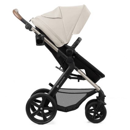 KINDERKRAFT - Passeggino combinato 3in1 MOOV 2 Moonlight grigio + seggiolino auto MINK PRO