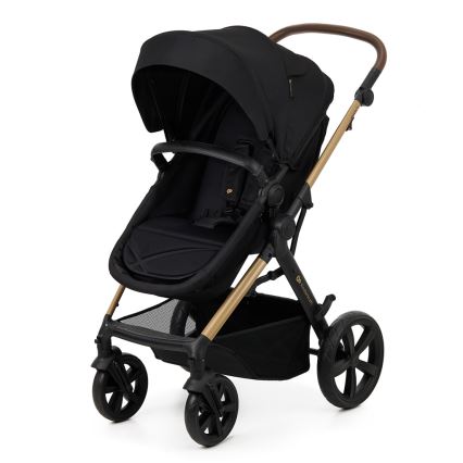 KINDERKRAFT - Passeggino combinato 3in1 MOOV 2 Pure nero + seggiolino auto MINK PRO