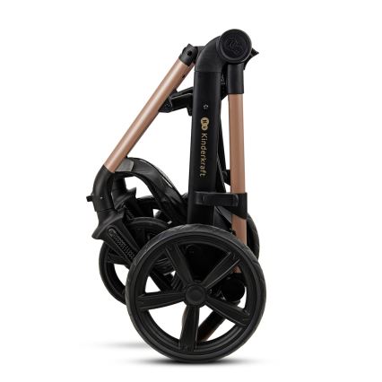 KINDERKRAFT - Passeggino combinato 3in1 MOOV 2 Sand beige + seggiolino auto MINK PRO
