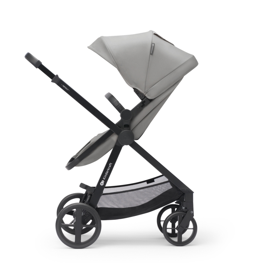 KINDERKRAFT - Passeggino combinato 3in1 NEWLY Moonlight grigio  + seggiolino auto MINK PRO