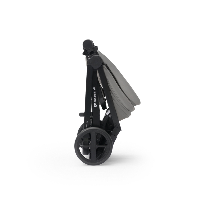 KINDERKRAFT - Passeggino combinato 3in1 NEWLY Moonlight grigio  + seggiolino auto MINK PRO