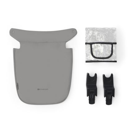 KINDERKRAFT - Passeggino combinato 3in1 NEWLY Moonlight grigio  + seggiolino auto MINK PRO