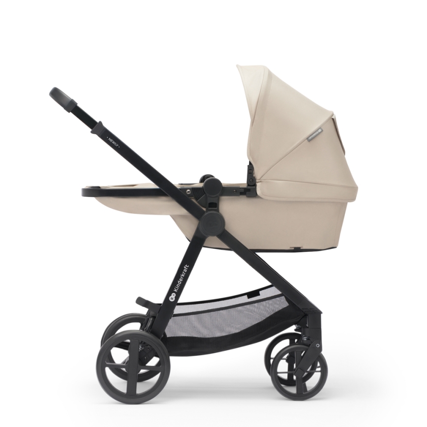 KINDERKRAFT - Passeggino combinato 3in1 NEWLY Sand beige + seggiolino auto MINK PRO