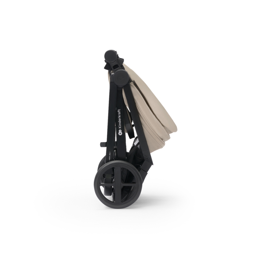 KINDERKRAFT - Passeggino combinato 3in1 NEWLY Sand beige + seggiolino auto MINK PRO