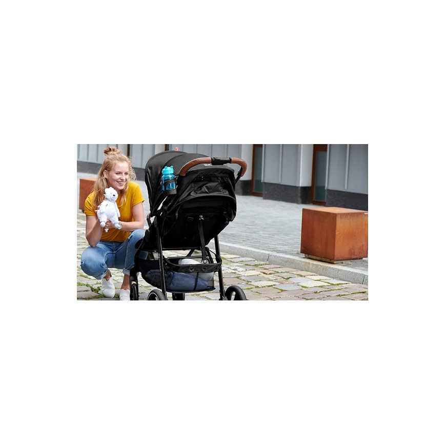 KINDERKRAFT - Passeggino GRANDE PLUS nero