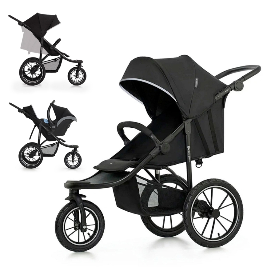 KINDERKRAFT - Passeggino HELSI2 nero