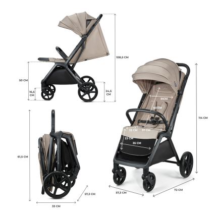 KINDERKRAFT - Passeggino LOOM beige