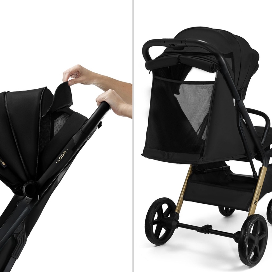KINDERKRAFT - Passeggino LOOM nero
