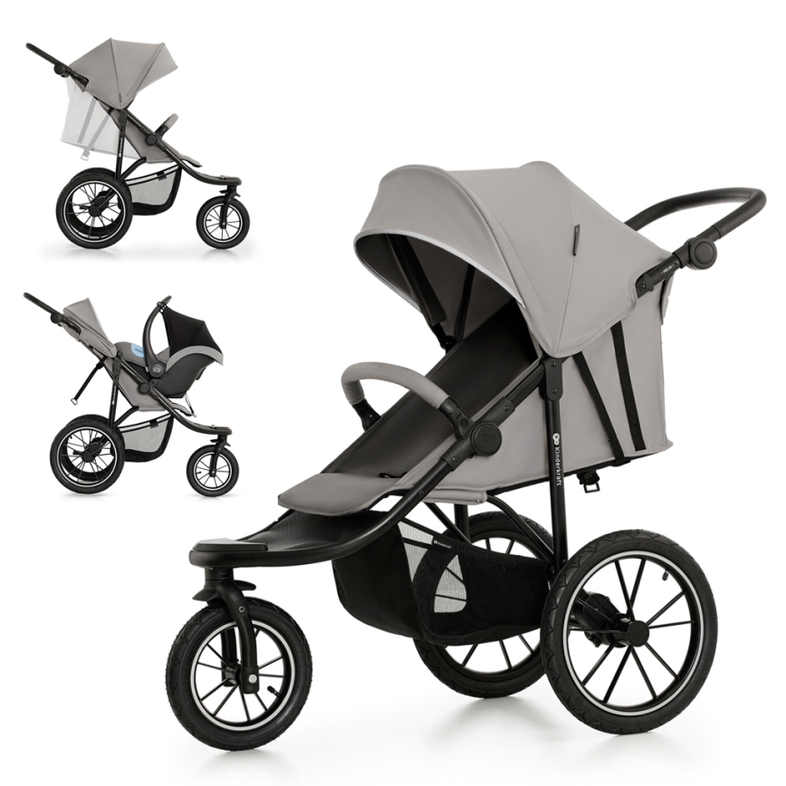 KINDERKRAFT - Passeggino sportivo HELSI2 grigio