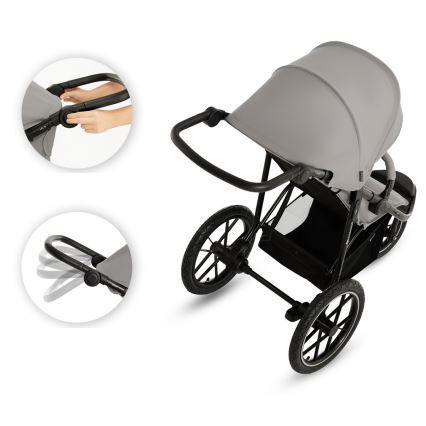 KINDERKRAFT - Passeggino sportivo HELSI2 grigio