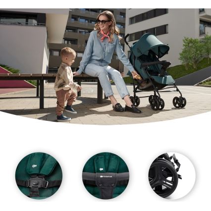 KINDERKRAFT - Passeggino TIK Green foresta
